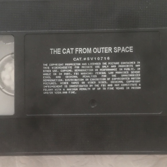 VTG VHS#SV10716 The Cat From Outer Space - Picture 6 of 6